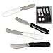 Silea Set of 4 Butter Knives Black & White