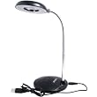 Daffodil ULT180B Lampada USB con 18 lampadine luminose a LED, lente di ingrandimento e collo flessibile. Si collega al tuo PC o al tuo Mac per illuminare la tastiera e lo schermo. Doppia alimentazione: nessuna batteria necessaria se connessa alla porta USB, pu� essere alimentata anche da 3 batterie AAA (non incluse). - Nero