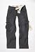 Gothic Kleidung - Surplus Ladies Hüfthose im Cargostil, schwarz