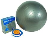 Gymnastikball 65 cm inkl. Pumpe + �bungsposter - 