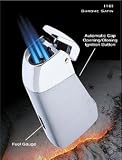 Vector Vulcan Triple Torch Flame Chrome Satin