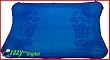 Blue non-SKID skin case for Wii Fit Balance Board