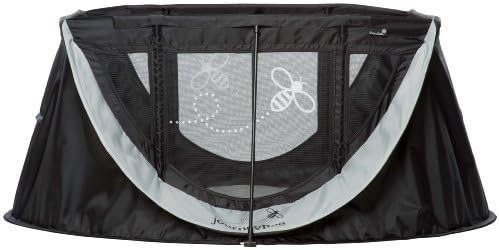 Parentlab JourneyBee Portable Crib, Black/Silver by Parentlab