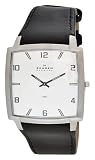 Skagen Men's 621XXLSLB Steel Collection Black Square Watch