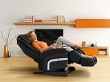 ReMass CM-130 Massagesessel inkl. Fernbedienung und Heizung in schwarz