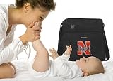 University Nebraska Logo Huskers College Logo Diaper Bag – Baby Bag – BEST Baby Shower GIFT for New Dad, Father or New Mom Mother GIFTS