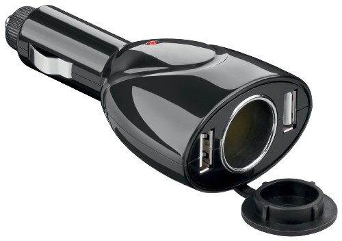 Wentronic KFZ Lade Adapter 12V auf 2x USB (1A) schwarz Preisvergleich