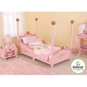 Amazon.com - For Girls Princess Toddler Pink Bed. A Cute ...