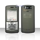 Transparent Smoke Blackberry 8100 8120 8130 Rubber Silicon Skin Cover Case [Beyond Cell Packaging]