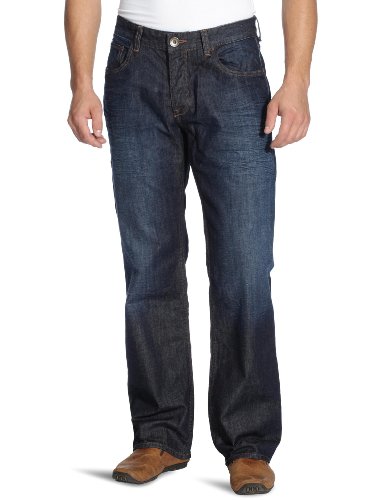 Cross Jeans Herren Jeanshose/ Lang E 160-292 / Antonio, Gr. 34/32, Blau (Worn in rinsed) Preisvergleich