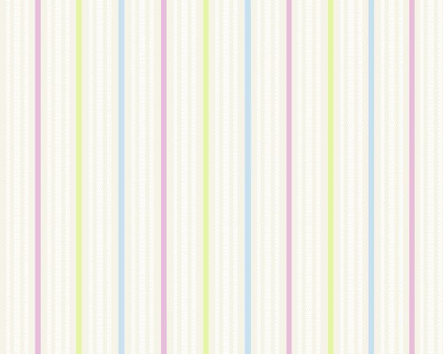 Esprit 1423-13 Tapete, Streifen, beige rosa gr&uuml;n hellblau, Design Sweet Luxuries
