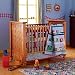 Honey Solid Pine Cottage Beadboard Crib-Free Shipping - Crib (Honey) 59.25 x 34.5 x 42.38h