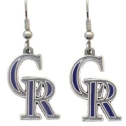 Colorado Rockies Dangle Earrings - MLB Baseball Fan Shop Sports Team Merchandise