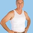 Men's Body Shaper Slimmer Waistline Firming Undershirt White