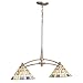 41v5vk%2BHXuL. SL75  Kichler Lighting 65275 2 Light Seymour Art Glass Island Fixture, Cashmere Finish