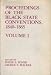 Books : Proceedings of the Black State Conventions, 1840-1865: Volume 1