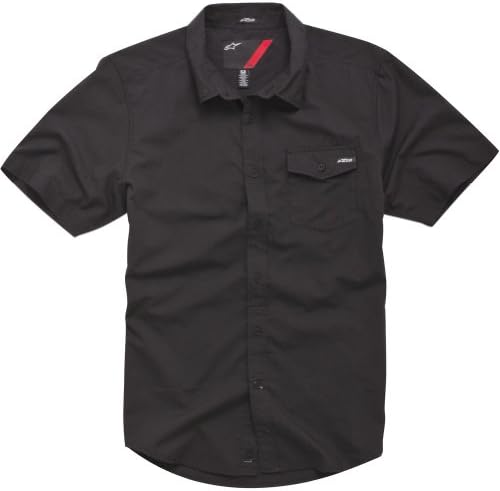 Alpinestars Bloc Out Woven Men's Short-Sleeve Fashion T-Shirt/Tee - Black / Large