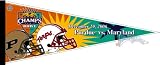 Purdue Boilermakers vs Maryland Terrapins 2006 Champs Bowl Pennant