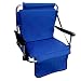 Blue Stadium Chair with Back