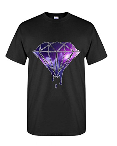 Artix Men's Galaxy Diamond T-Shirt Large Black