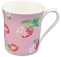 Cath Kidston Mug - Strawberry Pink Royale shape