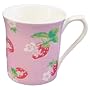 Cath Kidston Mug - Strawberry Pink Royale shape