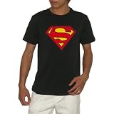 LIMITED COLLECTORS EDITION: Mens SUPERMAN / DC Comics Superhero T-Shirt / Tee - Black