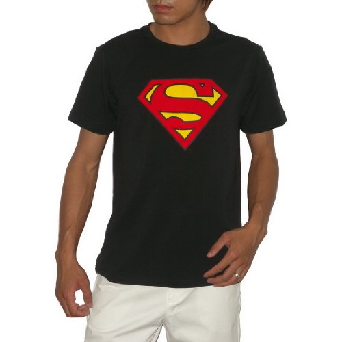  LIMITED COLLECTORS EDITION: Mens SUPERMAN / DC Comics Superhero T-Shirt / Tee - Black