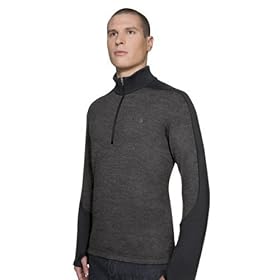 Icebreaker Mens Sport320 Rock Zip Top by icebreaker