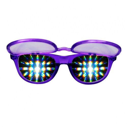 Emazing Lights Flip Up Double Diffraction Prism Rave Glasses