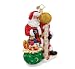 Christopher Radko Glass Home Base Santa North Pole Christmas Ornament #1015608