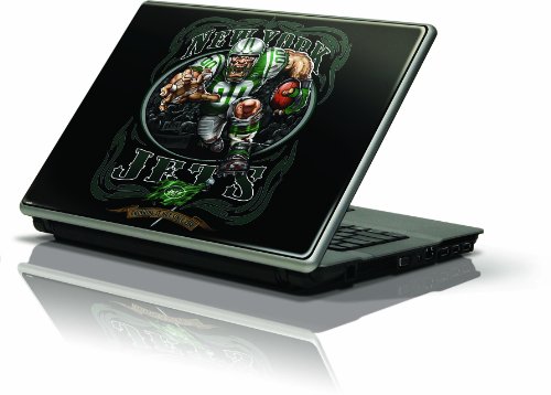 Skinit Protective Skin (Fits Latest Generic 17 Laptop/Netbook/Notebook); Illustrated New York Jet Running Back