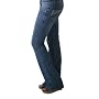D49 New Ladies Blue Boot Cut Flared Denim Jeans Sizes 6-14