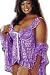 Soft Regal Lace Baby Doll Lingerie in Plus Sizes - (Robe not included)