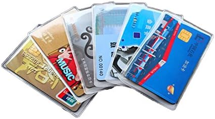 ETSYG Wallet Inserts Bank Card Picture Holder Transparent Credit Card Holders Fits Credit Cards Membership Cards Fine Index Card Filing Pack of 20