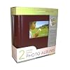 2 x Brown Bonded Leather 7x5 Photo Albums - Hold 200 photos each!
