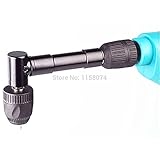 新しい 90度直角ヘッド キー レス モータ チャック ドリル アダプタ 8 ミリメートル六角シャンク