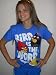 ANGRY BIRDS GIRLS T-SHIRTS! NEW! - LOOSE FIT! - THE BIRD IS THE WORD! - JUNIORS ANGRY BIRDS LOOSE FIT GIRLY TEE! EXCLUSIVE!