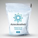 Sea Salt - Aztec - AztecSeaSalt - Coarse, 100% Natural, Organically Harvested, Artisanal, Low in Sodium, High in Minerals, 16 Oz / 1 Lb. Bag, The Best Sea Salt You Have Ever Tasted