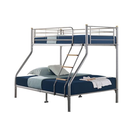 Nexus Contemporary Silver Bunk Bed Frame
