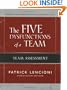 The Five Dysfunctions of a Team: Team Assessment (J-B Lencioni Series)