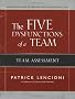 The Five Dysfunctions of a Team. Team Assessment