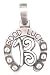 Lucky 13 Horseshoe Good Luck Pewter Pendant Necklace
