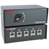 4-Port Cat 5 Rj45 Premium Manual Switch Cycles