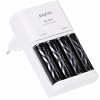Sanyo - Eneloop MQR06 Schnellladeger�t / Ladegr�t mit LED-Anzeige inkl. 4x Sanyo XX - Eneloop AA Mignon Akkus HR-3UWX 2500 mAh +++ PLUS +++ PREMIUM AKKUBOX der Akku-Onlinehandel GmbH