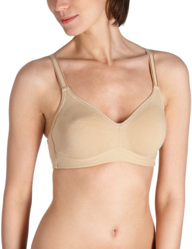 Huber Damen BH (Ohne B&uuml;gel) 5886 / Bra Selection Soft B-Cup, Gr. 90B, Hautfarben (HAUT 111 Preisvergleich