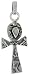 Sterling Silver 15/16 (24 mm) Ankh Pendant w/ Mother of pearl
