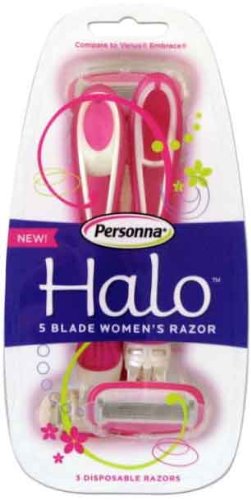 Personna Women's Halo 5-Blade Disposable Razors