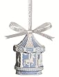 Wedgwood 2012 Holiday Ornaments Annual Baby's 1st Christmas Blue Carousel
