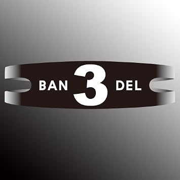 【クリックで詳細表示】Amazon.co.jp ｜ BANDEL(バンデル) BRACELET ブレスレット ナンバー シリーズ No.3 ブラックS(16.0cm) ｜ スポーツ＆アウトドア 通販